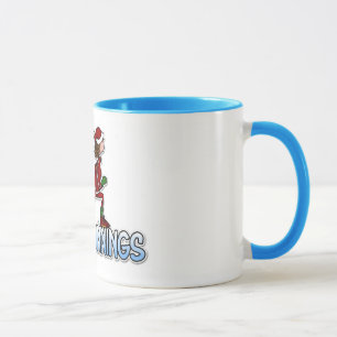 kall rinnande mugg (för kvinnan)