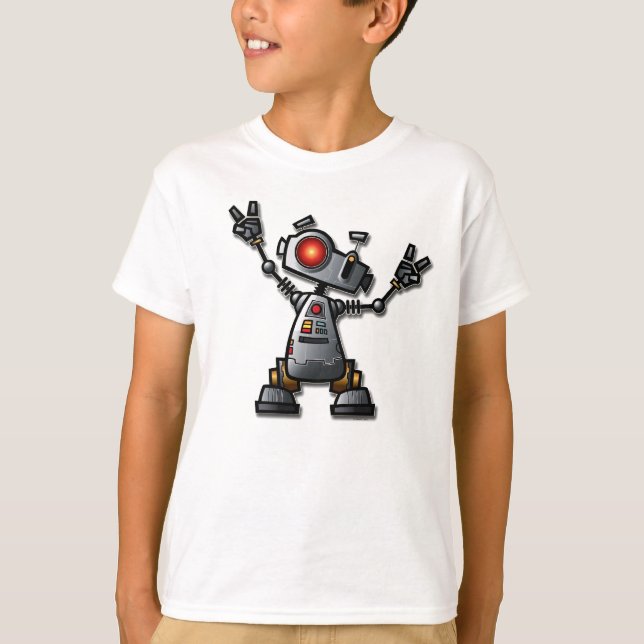 Kall robot tee shirt (Framsida)