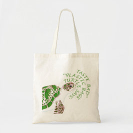 Kall rolig organisk shopping bag tygkasse
