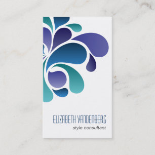 Kall rörelsevisitkort för mod visitkort