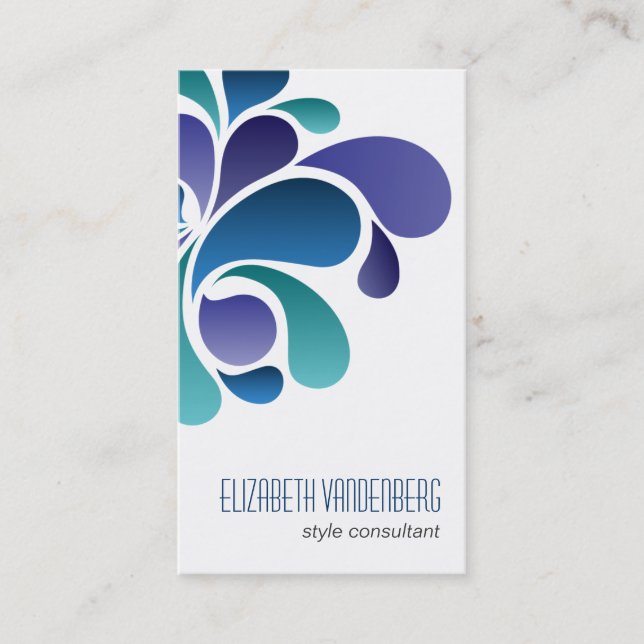 Kall rörelsevisitkort för mod visitkort (Framsida)