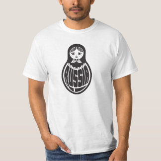 Kall rysk Matryoshka dockat-skjorta T Shirt