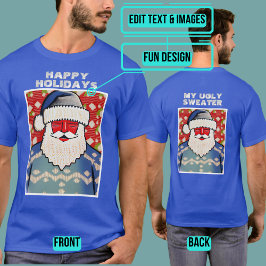 Kall Santa Ugly Helgdag ’Sweater’ T Shirt