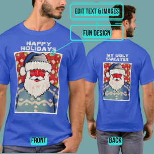 Kall Santa Ugly Helgdag ’Sweater’ T Shirt