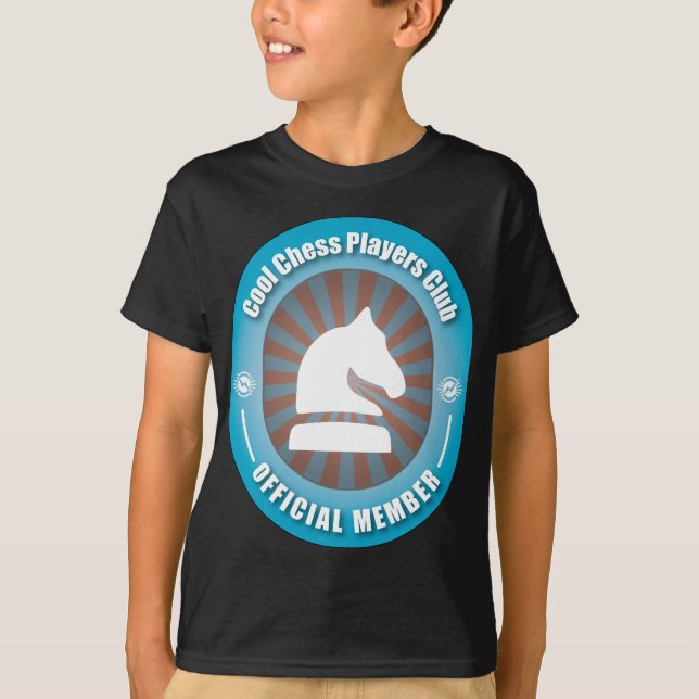 Kall schackspelareklubb t-shirt (Framsida)