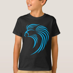 Kall Siamese stil för symbol för fiskSwishlogoty Tee