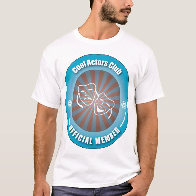 Kall skådespelareklubb t shirt (Framsida)