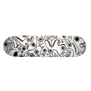 Kall skateboard med galna gigantiska diagram bräda 20 cm
