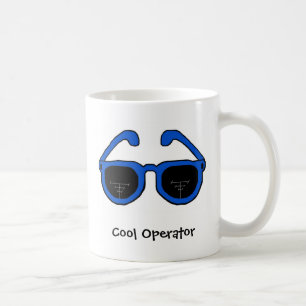 Kall skinka radiosände operatörsmuggen kaffemugg