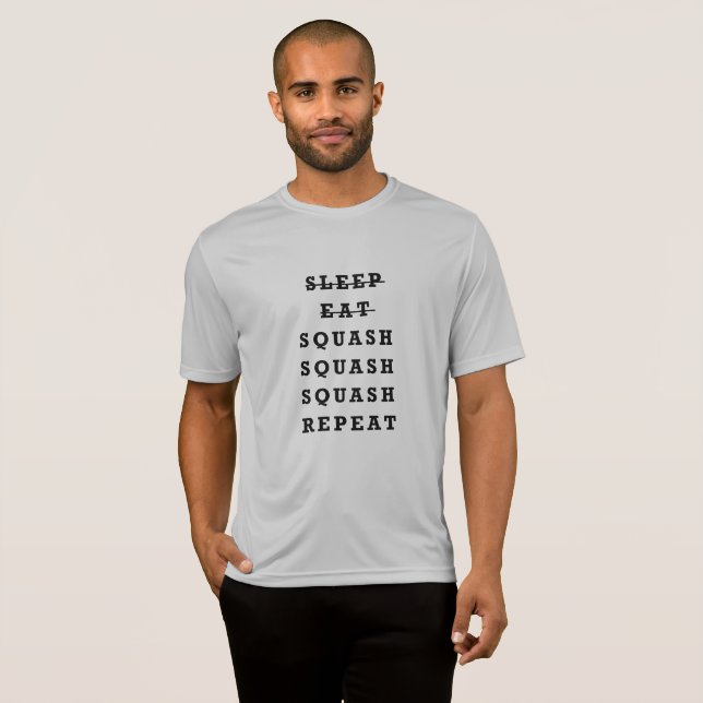KALL SKJORTA FÖR SQUASH T TEE SHIRT (Hel framsida)