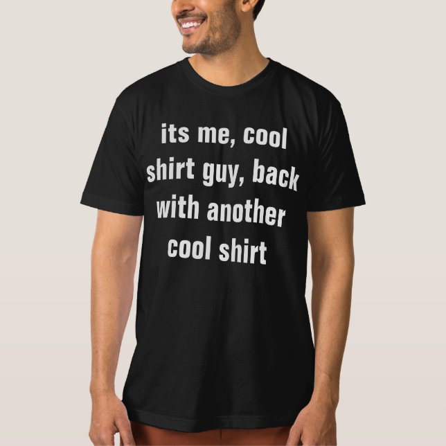 kall skjorta t-shirt (Framsida)