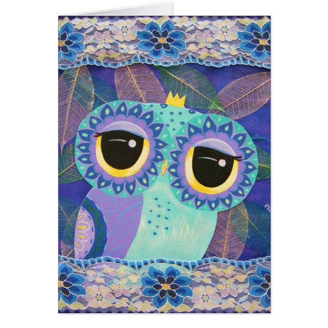 Kall skymning hälsningskort (Framsidan)