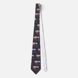 Kall slovakisk flaggadesign slips