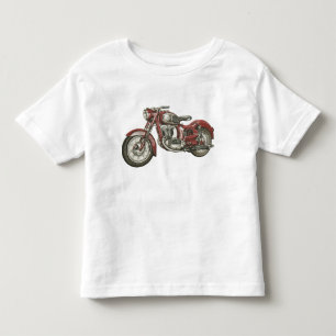Kall småbarnT-tröja med den stora röda Retro T-shirt
