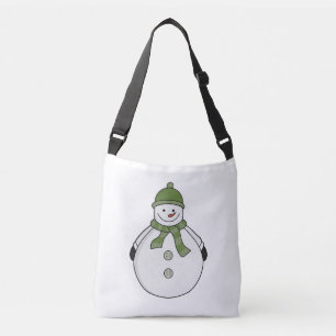 Kall snögubbe axelväska
