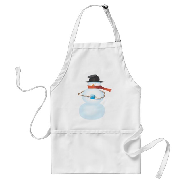 Kall Snögubbe Förkläde (Framsidan)