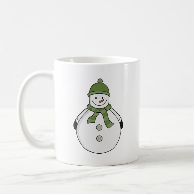 Kall snögubbe kaffemugg (Vänster)