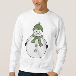 Kall snögubbe lång ärmad tröja