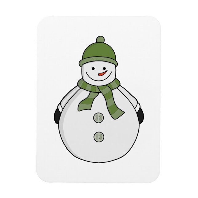 Kall snögubbe magnet (Vertikal)