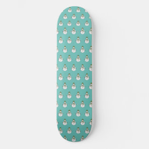 Kall snögubbe mini skateboard bräda 18,5 cm
