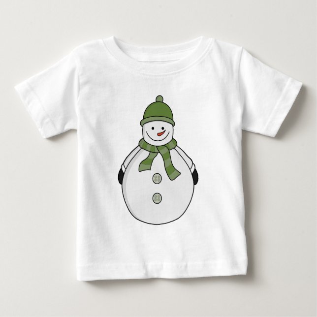 Kall snögubbe t shirt (Framsida)