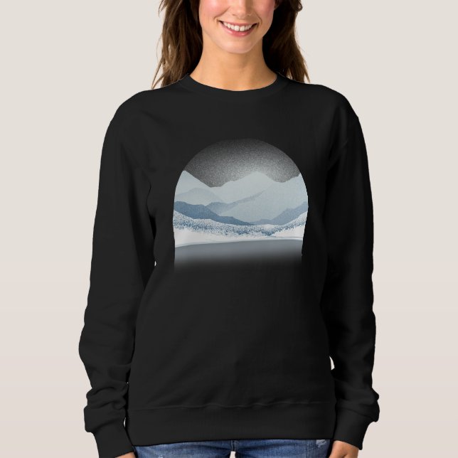Kall Snowy Winter T Shirt (Framsida)