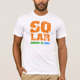 Kall sol- energi t-shirt