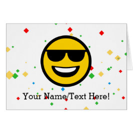 Kall solglasögon Emoji OBS Kort