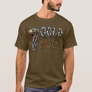 Kall som min Soul Coffee Skeleton Halloween T Shirt