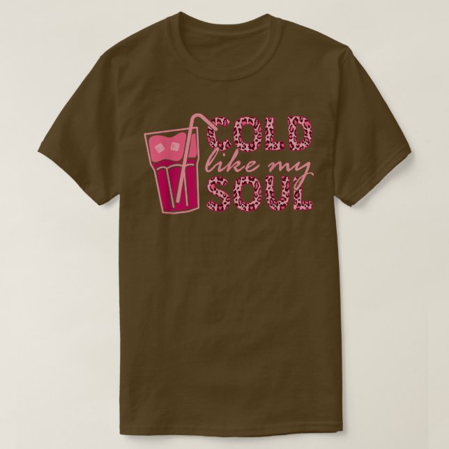 Kall som min syl-iserade kaffe t shirt (Design framsida)