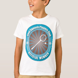 Kall squashspelareklubb t-shirt