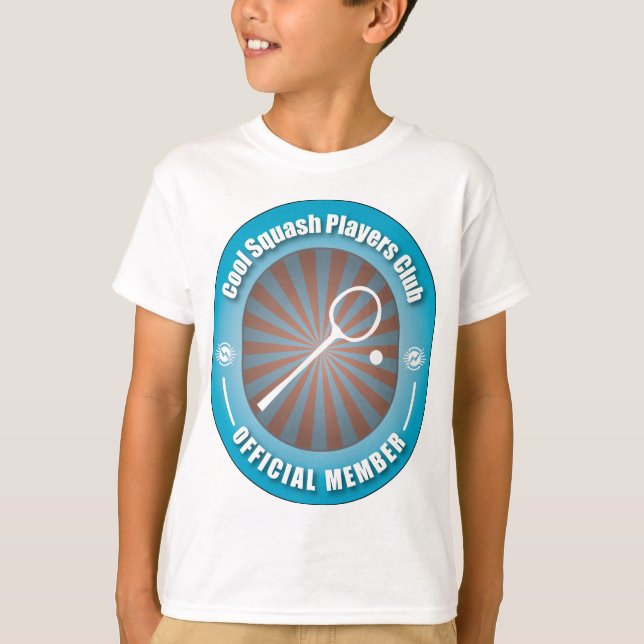 Kall squashspelareklubb t-shirt (Framsida)