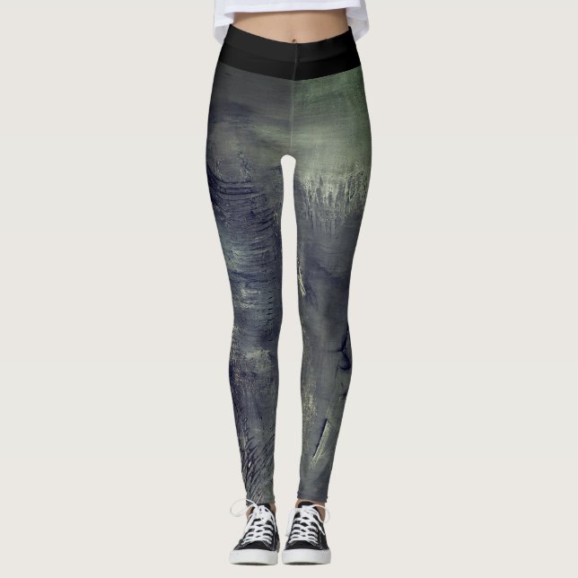 Kall stads- damasker leggings (Framsida)