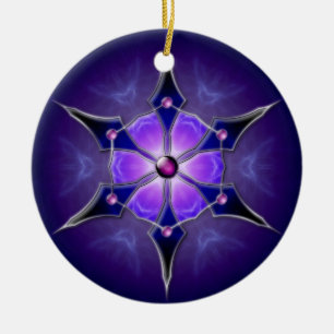 Kall Starlightprydnad Julgransprydnad Keramik