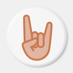 Kall sten räcker på Emoji Magnet