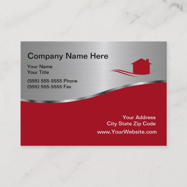 Kall stor fastighet visitkort (Framsida)