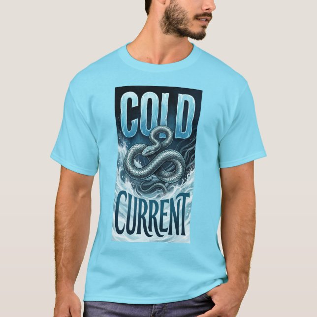Kall ström med orm t shirt (Framsida)