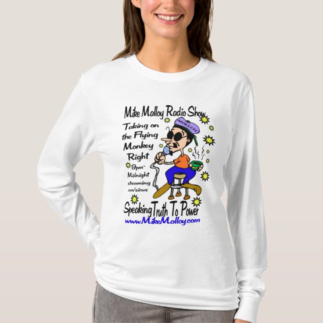 Kall T-tröja för pappaMike Malloy radioprogram Tee Shirt (Framsida)