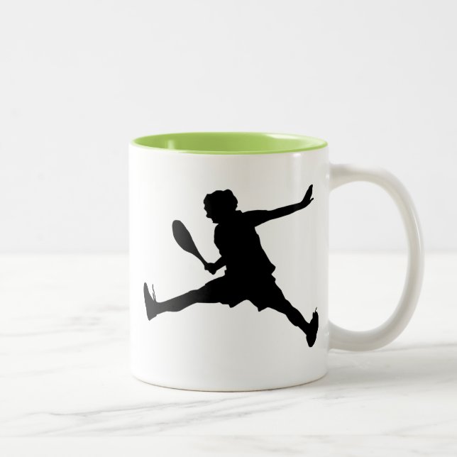 Kall tennis Två-Tonad mugg (Höger)