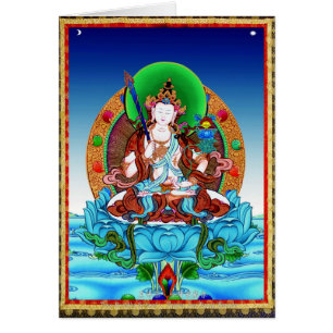 Kall thangkaAkasagarbha Bodhisattva Mahasattva OBS Kort