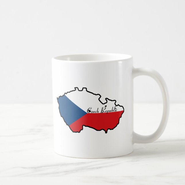 Kall tjeckisk republik kaffemugg (Höger)