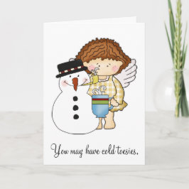 Kall Toc & Warm Heart Winter Angel & Cocoa Card Helgkort