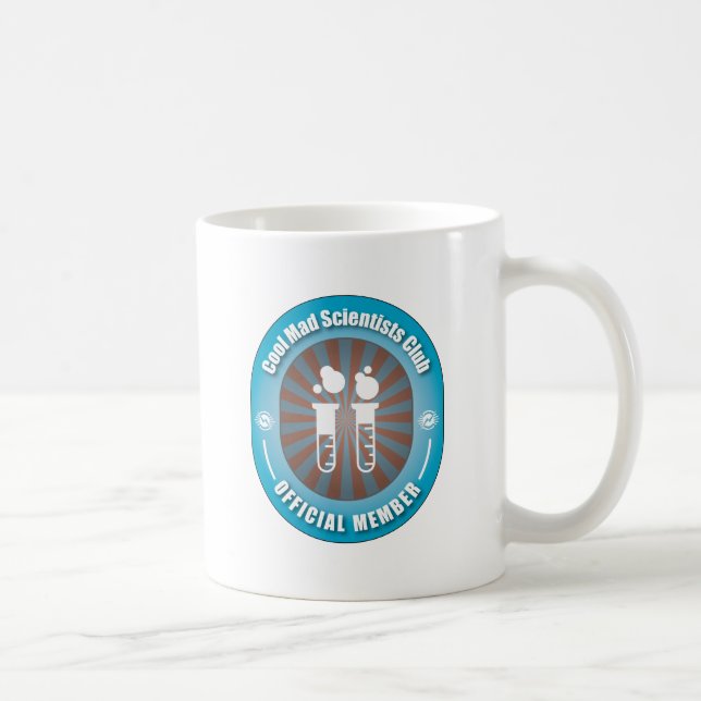 Kall tokig forskareklubb kaffemugg (Höger)