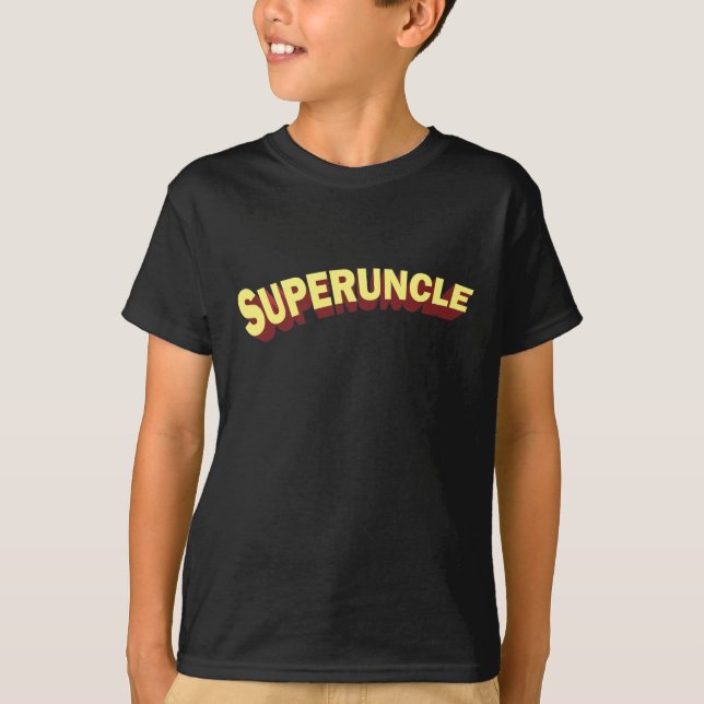 Kall toppen Uncle för funcle T Shirt (Framsida)