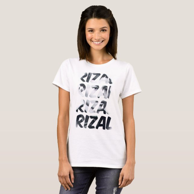 Kall Tshirt för Jose Rizal aktivisttypografi Tröja (Hel framsida)