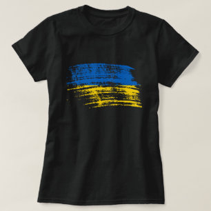 Kall ukrainsk flaggadesign tröja
