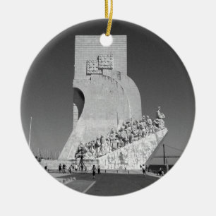 Kall upptäcktmonument Padrão Descobrimentos Julgransprydnad Keramik