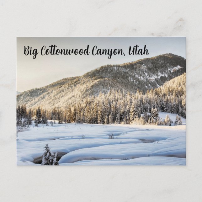 Kall Utah-minnen Vykort (Framsida)