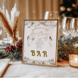 Kall utanför den närmaste babyduschen Pub Poster