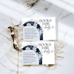 Kall utanför Hjorten Baby Shower Blommigt Bokar Tilläggskort